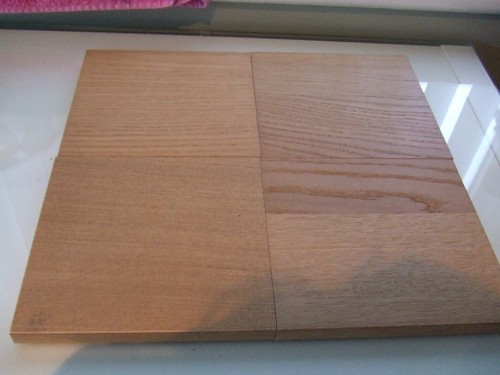 Ikea oak gnedby shelves - x,