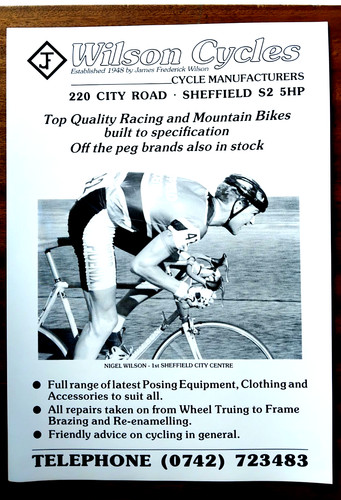 Wilson cycles business - j.f.wilson,