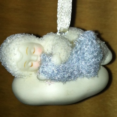 Dept snowbabies blank - dept, bitty