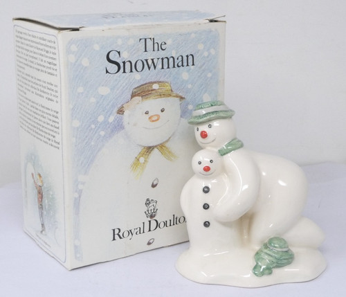 Royal doulton snowman building - doulton,