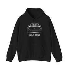 Datsun 240Z Hoodie JDM 1971 Z Car Front Graphic Pullover 