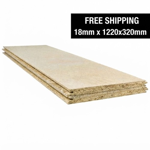 18mm chipboard loft panels - 3x,