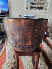 A Victorian Antique Copper Log