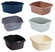 Rectangular Plastic Washing Up Bowl Kitchen Basin Mixing Sink Cutlery Wash Tidy