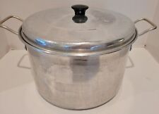 VTG Aluminum Ware Stockpot with lid - 12 Quart-Made USA-Canning- Mirro or Revere