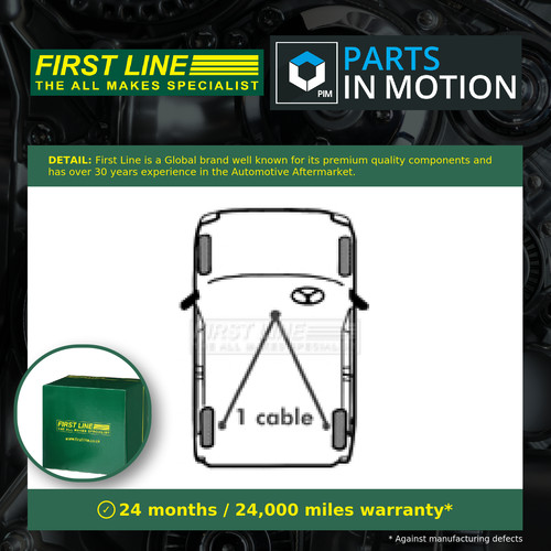 Handbrake cable fits vauxhall - cable,