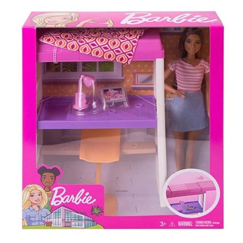 Barbie loft bed transforming - bed, /