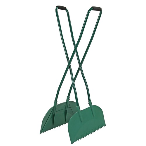 Long handled leaf - handled, collecting