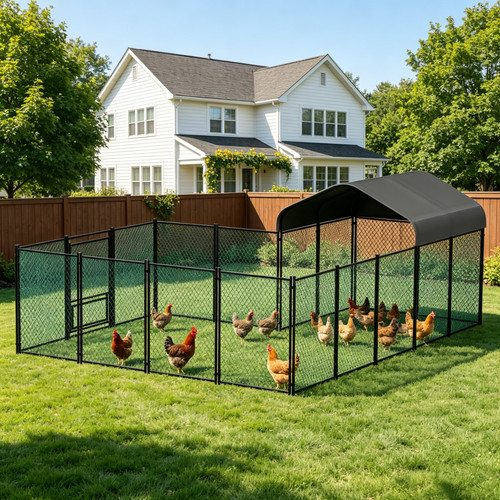 Large chicken coop - run, outdoor