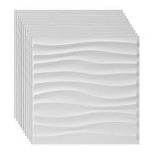 Modern Decorative Wall Panel 3D Wall Decor PVC Panels Cladding Panels Home 40PCS