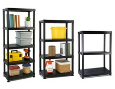 3/4/5 Tier Plastic Shelving