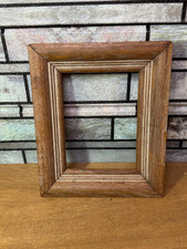 Antique Oak Picture Frame, 7"