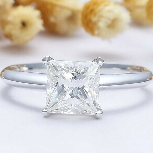 Princess cut moissanite - ct,
