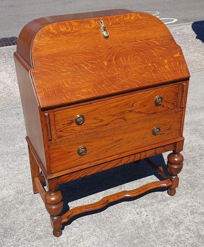 Art deco oak - bureau, /