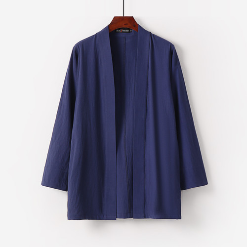 Men chicjapanese kimono - men, cotton