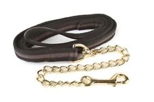 LEAD REIN WITH CHAIN WEBBING TRIGGER CLIP HORSE PONY  EQUESTRIAN *FREE POSTAGE*