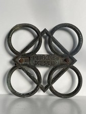Vtg Original Perkins Diesel Engine Tractor Grill Badge-Agriculture,Automobilia.