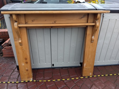 Antique pine fire - pine,
