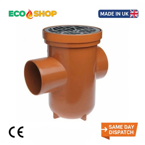 110mm back inlet rodable gully - back,