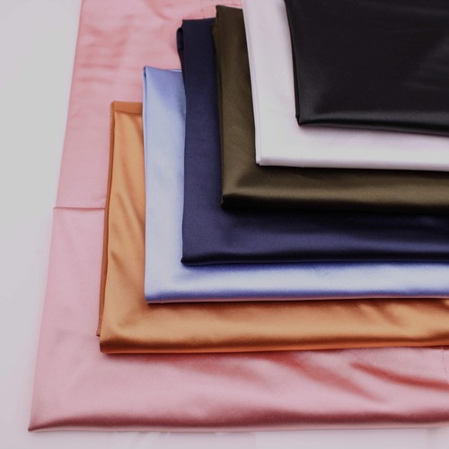Rosa shiny stretch silk satin - shiny,