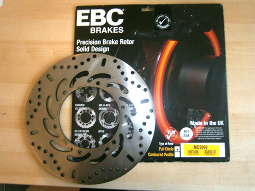 New ebc rear brake disc - new,