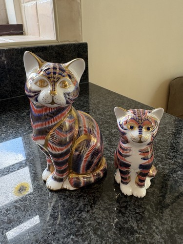 Royal crown derby imari - royal, cat