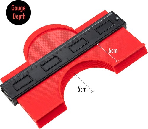 Inch contour profile gauge - 10-inch,