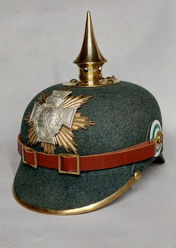 Pickelhaube saxony felt size - saxony,