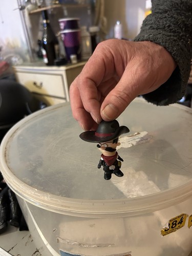 Toy cowboy figure - figure,