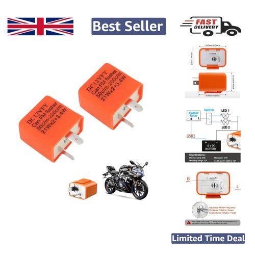 12v pin flasher relay set - relay,