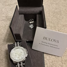 Bulova Octava Silver Crystal
