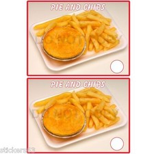 2x  pie & chips  fish shop
