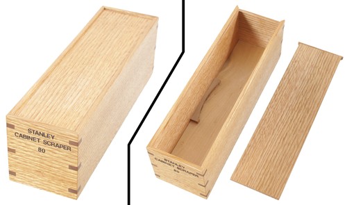 Oak tool storage box - oak,