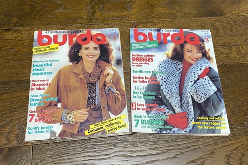 Vintage burda magazines - x,