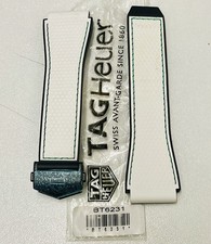 TAG HEUER White Rubber Strap TAG Connected E3 E4 45mm Golf Edition Men's Watch