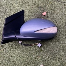 Honda Civic Mk8 06-11 Wing Mirror Left Passenger Side Manual Folding Blue