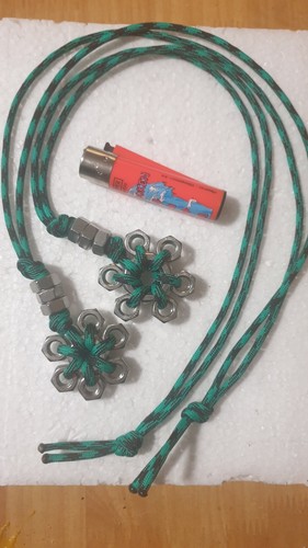 Edc stainless steel necklace - steel,