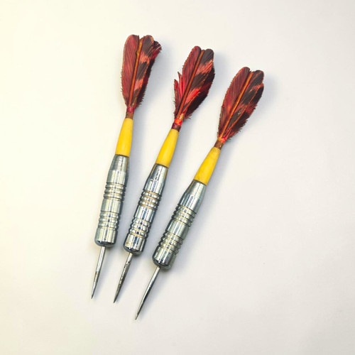 Vtg feather darts set - vtg,
