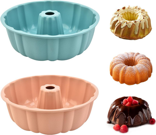 Silicone bundt cake pan pack - bundt, 2
