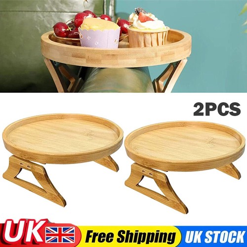 Wooden sofa arm rest - 2x,