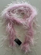 Passigatti 100% real Feathers ostrich scarf boa collar pink 170cm new