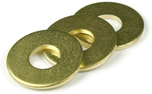 Solid brass washers - solid, m2