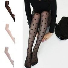 Polka Dot Tights Sheer Spots