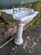 Sanitana Vintage  Sink  and Pedestal 