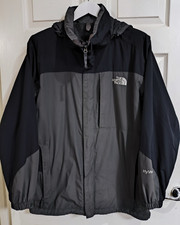 The North Face HyVent Mens Grey Hooded Waterproof Jacket Shell Only size M (L)