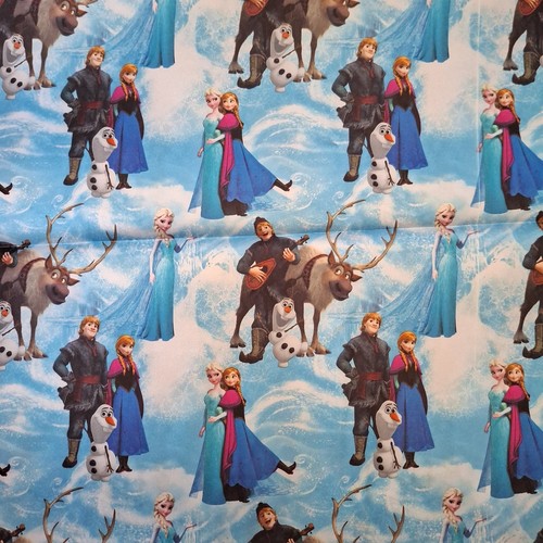 Disney frozen satin characters - satin,