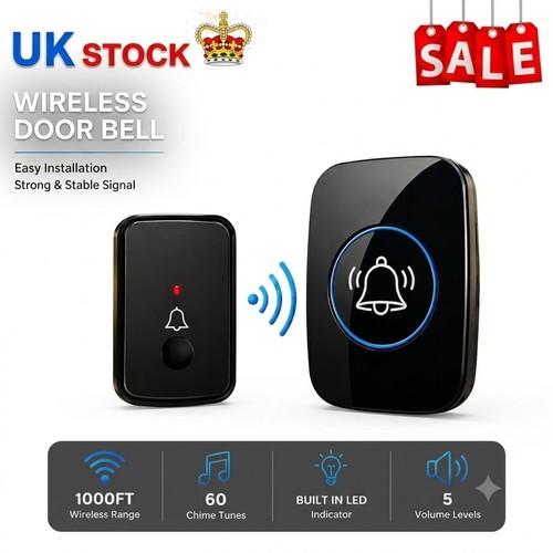 Loud wireless doorbell - loud,