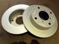 Rear brake discs set for