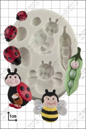 Silicone mould peapod - silicone,