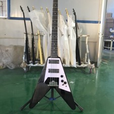4-Strings Black Flying V